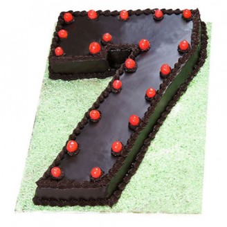 Single Numbered cake Online Cake Delivery Delivery Jaipur, Rajasthan